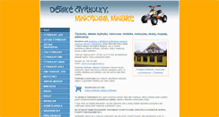 Desktop Screenshot of detske-ctyrkolky.com